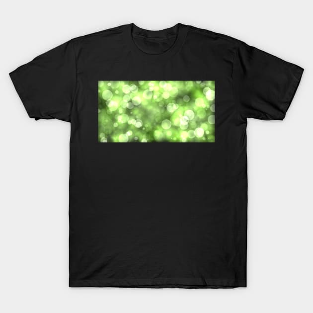 Abstract bubbles green T-Shirt by Russell102